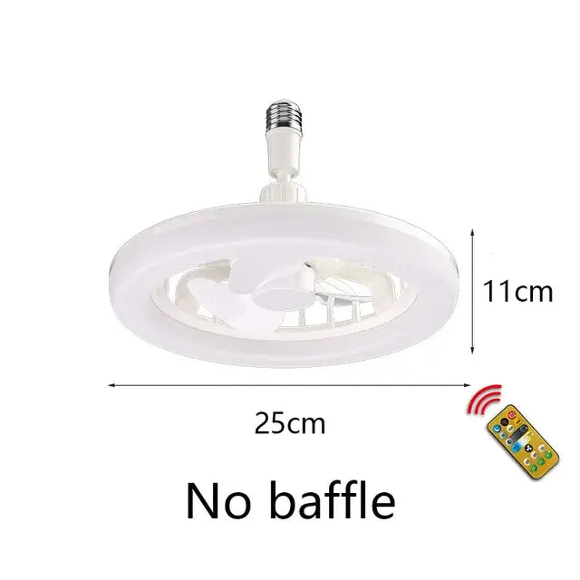 Arctic Blast™ Ceiling Lamp with Remote-Controlled Cooling Fan
